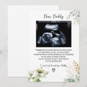 大切なパパへ、赤ちゃんからのメッセージ シーズンカード (正面/裏面)