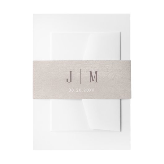 大切なパール | ウェディング ベリーバンド 招待状ベリーバンド (正面例)