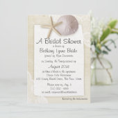 大切なビーチとホワイトレースブライダルショアード 招待状 (スタンド正面)