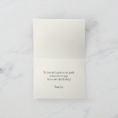 大切なビーチとレースありがとう サンキューカード (内部)