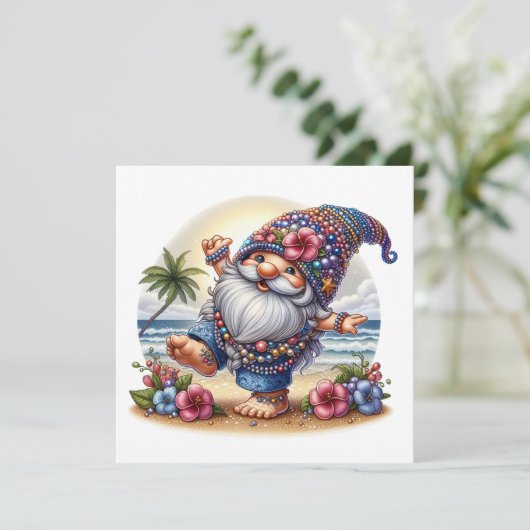 大切なビーチノーム - テーマのご招待状 招待状 (スタンド正面)