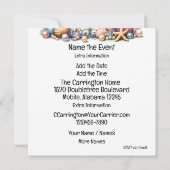 大切なベイビー テーマ - 招待状 (裏面)