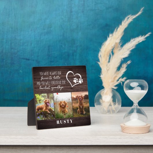 大切なペットのメモリアル お別れの記念に フォトプラーク (インサイチュ)