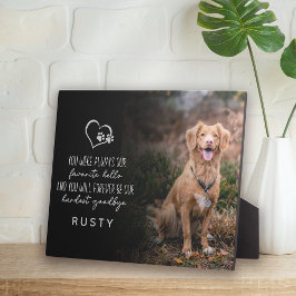 大切なペットのメモリアル お別れの記念に フォトプラーク