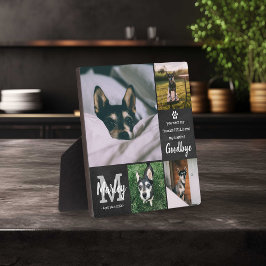 大切なペットのメモリアル　トリビュート　フォトコラージュ フォトプラーク