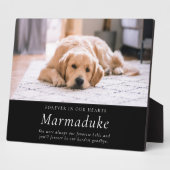 大切なペットのメモリアル フォトプラーク (側面)