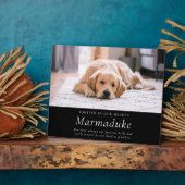 大切なペットのメモリアル フォトプラーク (側面)