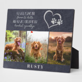 大切なペットのメモリアル - 最愛のペットとの別れに フォトプラーク (側面)