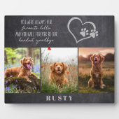 大切なペットのメモリアル - 最愛のペットとの別れに フォトプラーク (正面)