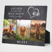 大切なペットのメモリアル - 最愛のペットとの別れに フォトプラーク (側面)