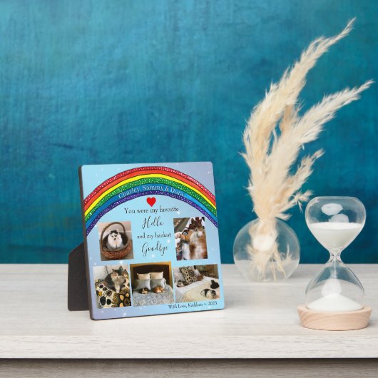 大切なペットの思い出　ハローぺっとメモリアルフォトプレート フォトプラーク (インサイチュ)