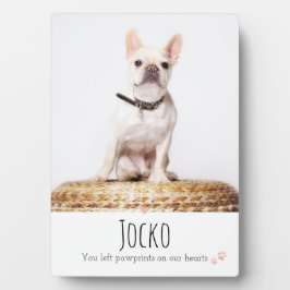 大切なペットの思い出　愛犬メモリアル　ペットロス　写真入りオリジナルグッズ フォトプラーク