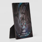 大切なペットの蛇の写真プレート フォトプラーク (側面)