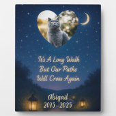 大切なペットの記念写真 フォトプラーク (正面)