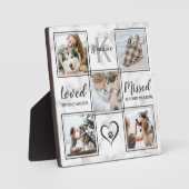 大切なペットの記憶を永遠に　愛犬の写真コラージュ　ペットの死　ペットメモリアル フォトプラーク (正面)