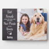 大切なペットの記憶を胸に 犬のペットメモリアル フォトプラーク (正面)