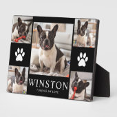 大切なペット犬のメモリアルフォトブック フォトプラーク (側面)