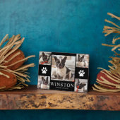 大切なペット犬のメモリアル写真キープケース フォトプラーク (側面)