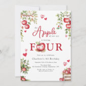 大切なリンゴ 第四回誕生日 招待状 (正面)