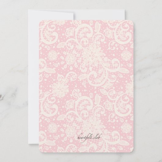 大切なレースの写真の誕生の発表 案内状 (裏面)