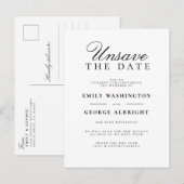 大切な予定が変更になりました - 新しい日程のお知らせ インビテーションポストカード (正面/裏面)