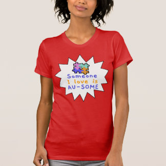 大切な人がAU-SOME 自閉症理解と受容 Tシャツ