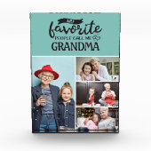 大切な人たちに呼ばれている私| 4枚の家族写真コラージュ フォトブロック (正面)