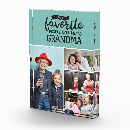 大切な人たちに呼ばれている私| 4枚の家族写真コラージュ フォトブロック (右)