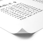 大切な人たち 12卓 結婚式 座席表 ポスター (角)