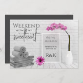 大切な人との週末 招待状 (正面/裏面)