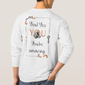大切な人のための自己愛リマインドギフト Tシャツ (裏面)