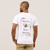 大切な人のための自己愛リマインドギフト Tシャツ (裏面フル)