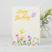 大切な人の心を温める誕生日グリーティングカード サンキューカード (スタンド正面)