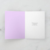 大切な人へ贈るバレンタインカード モダン ハート ラブ カード (内部)