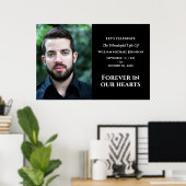 大切な人へ　想い出の写真とともに　永遠に心にメモリアル ポスター (ホームオフィス)