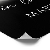 大切な人よ、永遠に私たちの心の中に。 フォト 現代スクリプト ポスター (角)