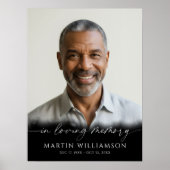 大切な人よ、永遠に私たちの心の中に。 フォト 現代スクリプト ポスター (正面)