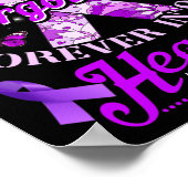 大切な人を亡くした追悼 終了 薬物過剰摂取メモリアル ポスター (角)