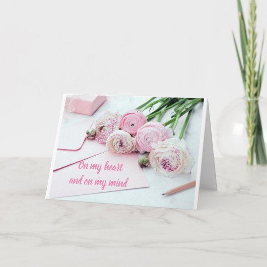 大切な人を偲ぶ 悲しみの時のカード カード (正面)