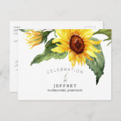 大切な人を失った後の生命の喜びを祝うひまわりの会 ポストカード (正面/裏面)