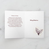 大切な人を失った方への哀悼カード カード (内部)