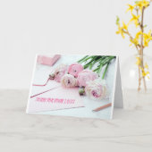 大切な人を失った時の想い出 カード (黄色い花)