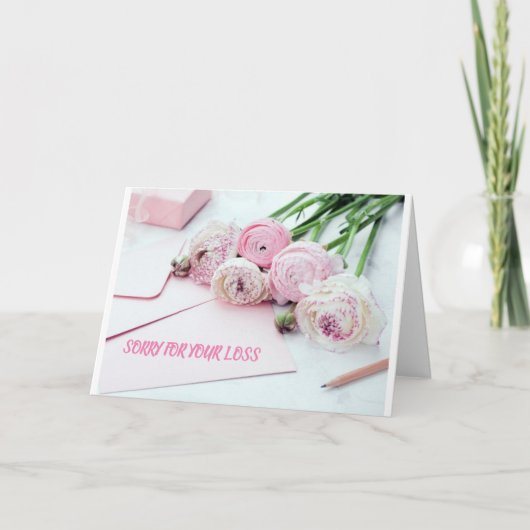 大切な人を失った時の想い出 カード (正面)