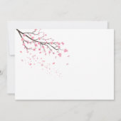 大切な人生を偲んで。編集可能 招待状 (裏面)