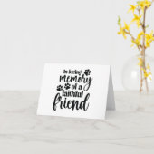 大切な友の記憶にとどまる真心のカード BLANK カード (黄色い花)