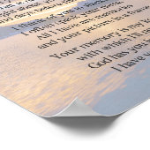 大切な友よ詩ポスターを想う ポスター (角)