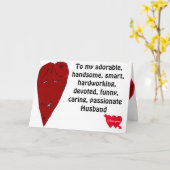 大切な夫　私の大切な人よ カード (黄色い花)