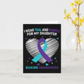 大切な娘を自殺で失った悲しみを癒すギフト 自殺予防啓発 カード (黄色い花)