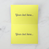 大切な子ネコのイースター挨拶状 シーズンカード (内部)