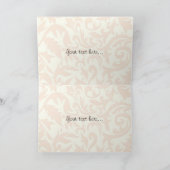 大切な子ネコ猫のバレンタインデー シーズンカード (内部)